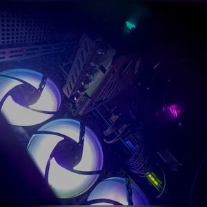 i9 12900k, 3080, cpu liquid cooling block. rgb. 
Dm for more specs. Thx c: